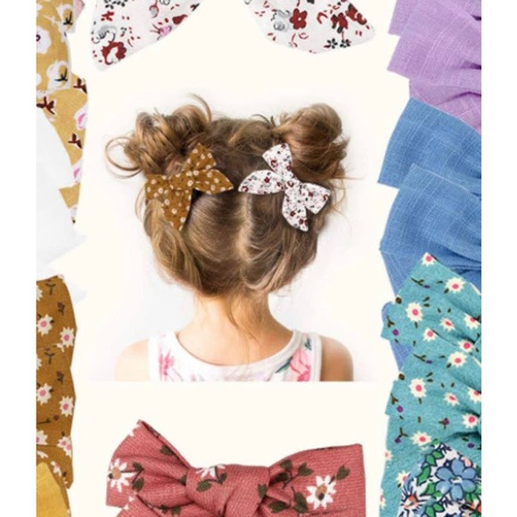 TOKUFAGU 24 Pieces Baby Girls Hair Clips, 4.5 Inch Alligator Clips - Picture 2 of 8